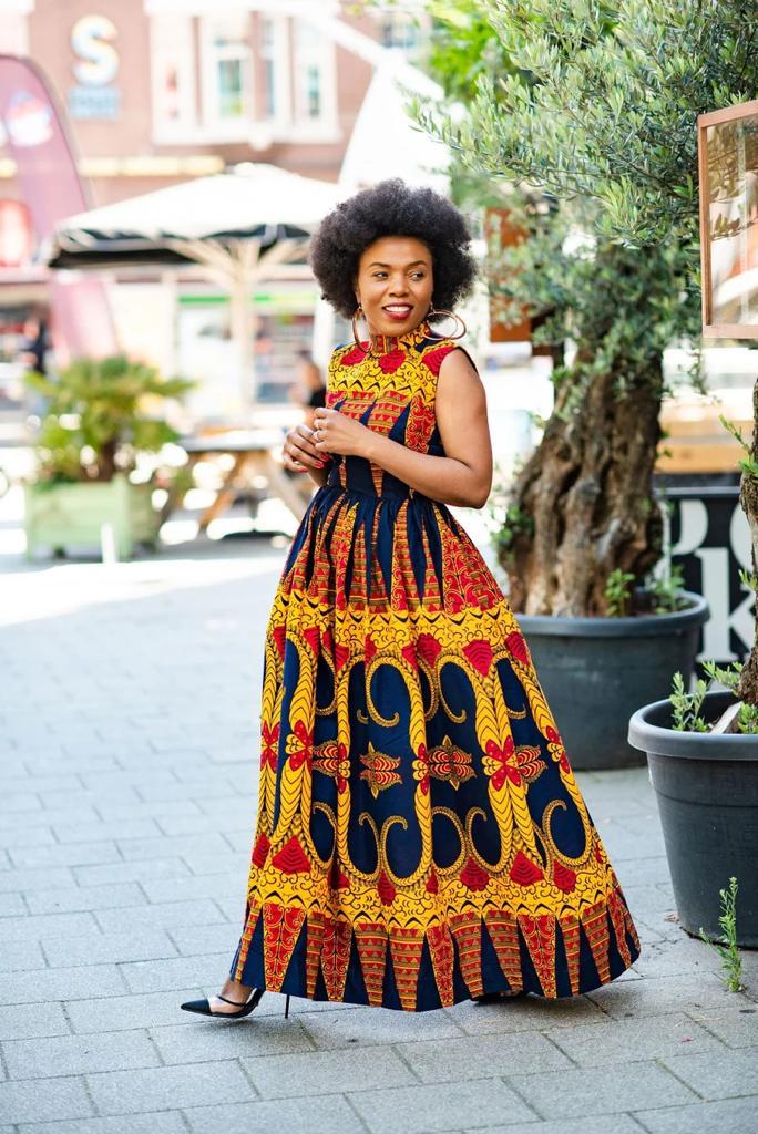 Africain Ankara Print Plus Size Dress/African Print dress/Ankara Maxi dress/Vêtements vente/Custom Made Dress/Made to Measure/Bespoke Dress